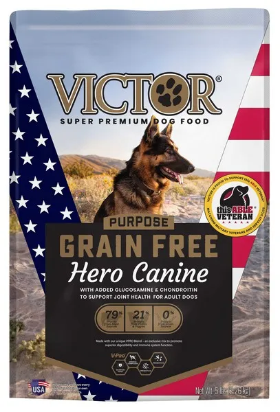 5 Lb Victor Grain Free Hero - Food